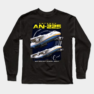 Antonov AN-225 Mriya Super Heavy Transport Aircraft Long Sleeve T-Shirt